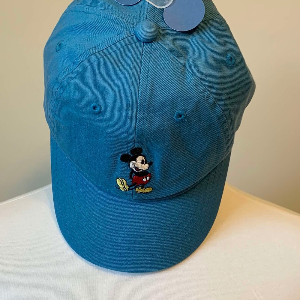 Disney Mickey Mouse Blue Baseball Hat Cap